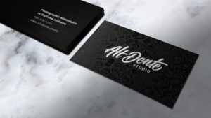 Business cards for Alt Dente Studio