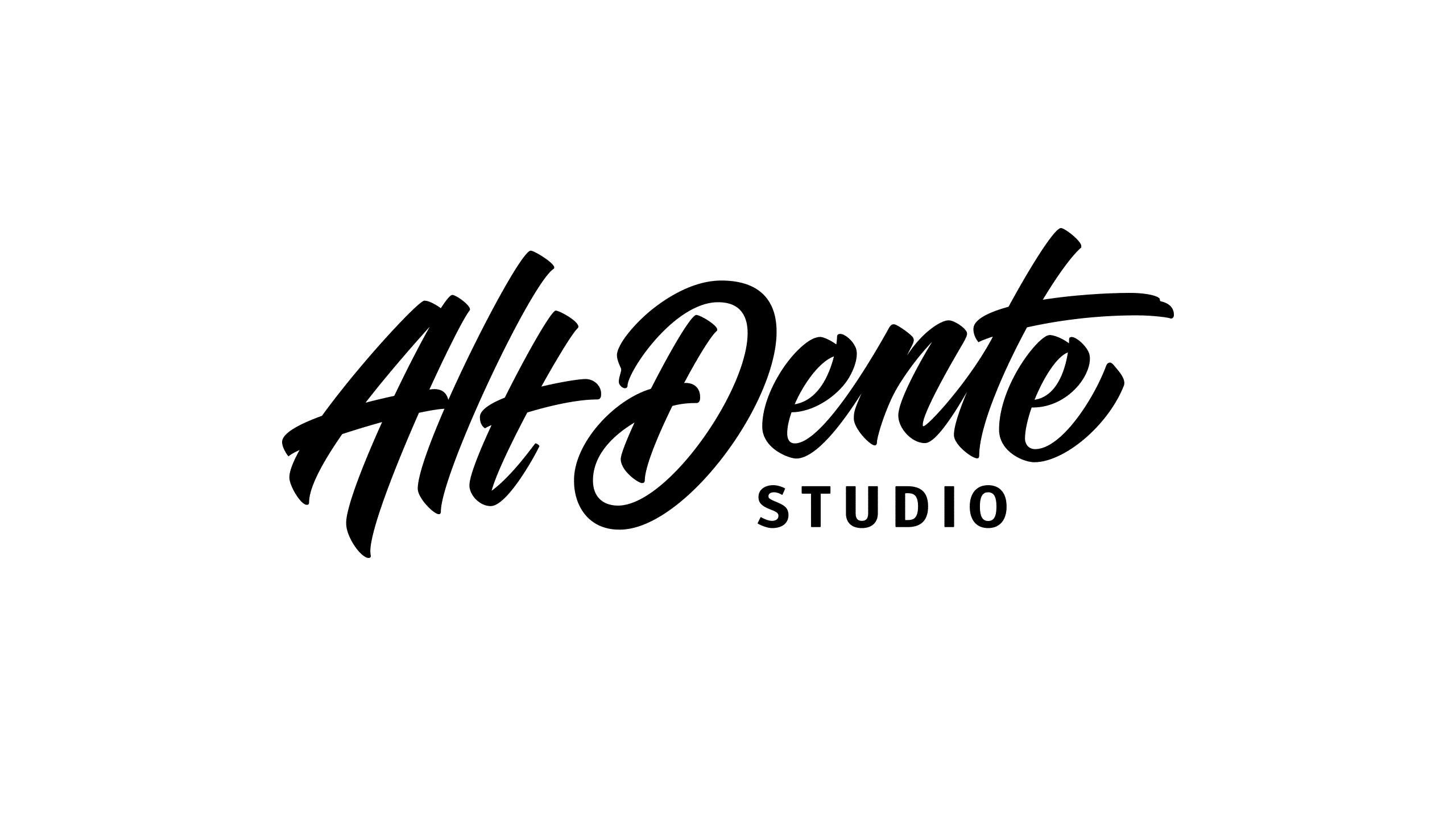 Final logo design for Alt Dente Studio