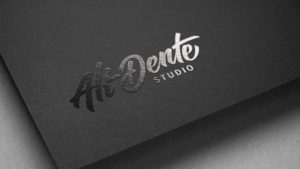 Shiny logo for Alt Dente Studio