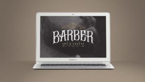 Website design for Barber Art & Crafts