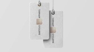 Clothing tags for Bartolo Entertainment