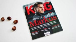 King Magazine cover.