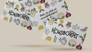 Business cards for Köksbordet